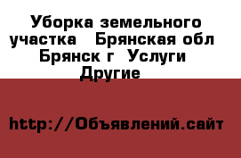  Уборка земельного участка - Брянская обл., Брянск г. Услуги » Другие   